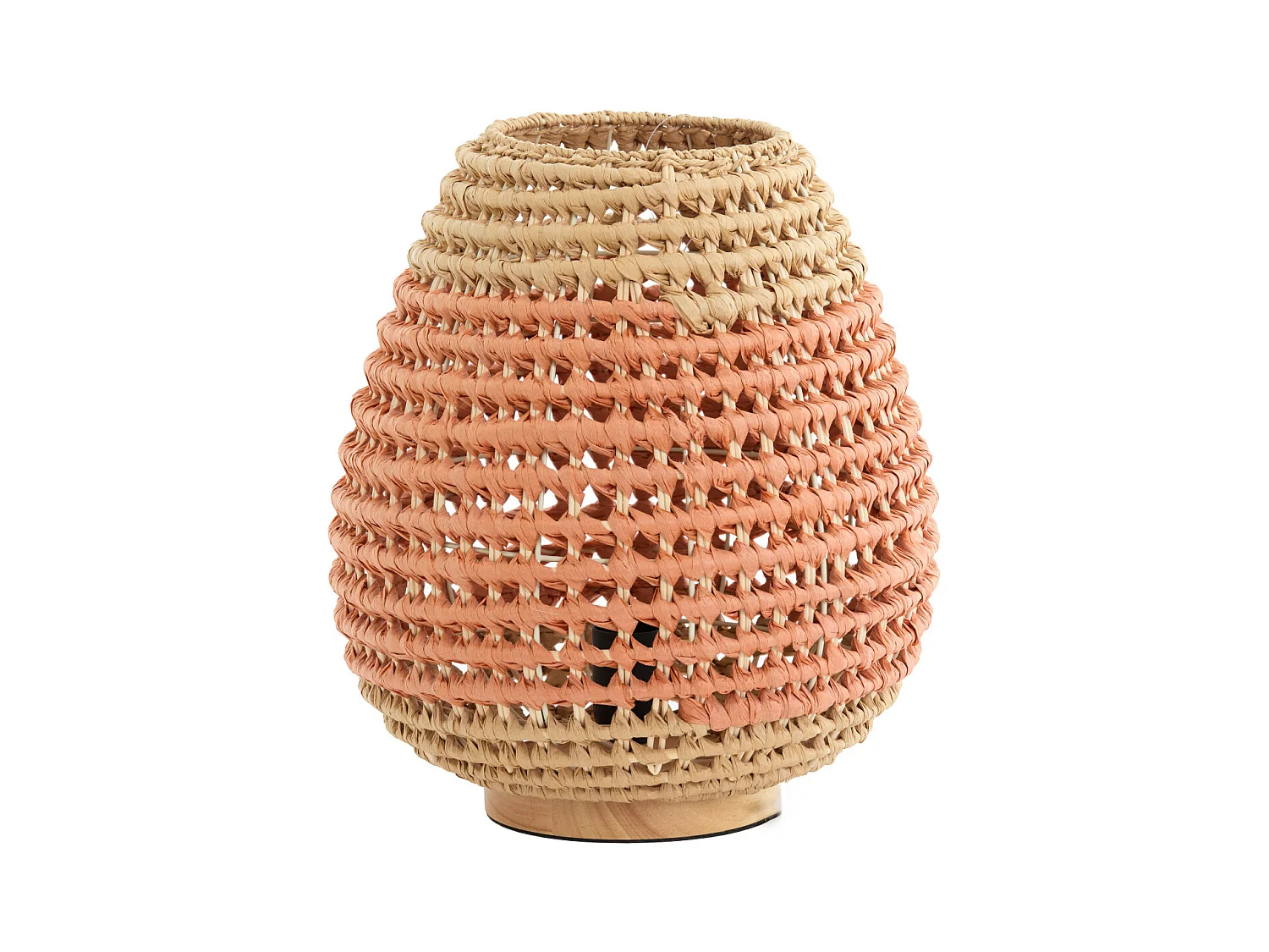 Lampe de table KALIPA - Ø32x34,5cm - Rouge