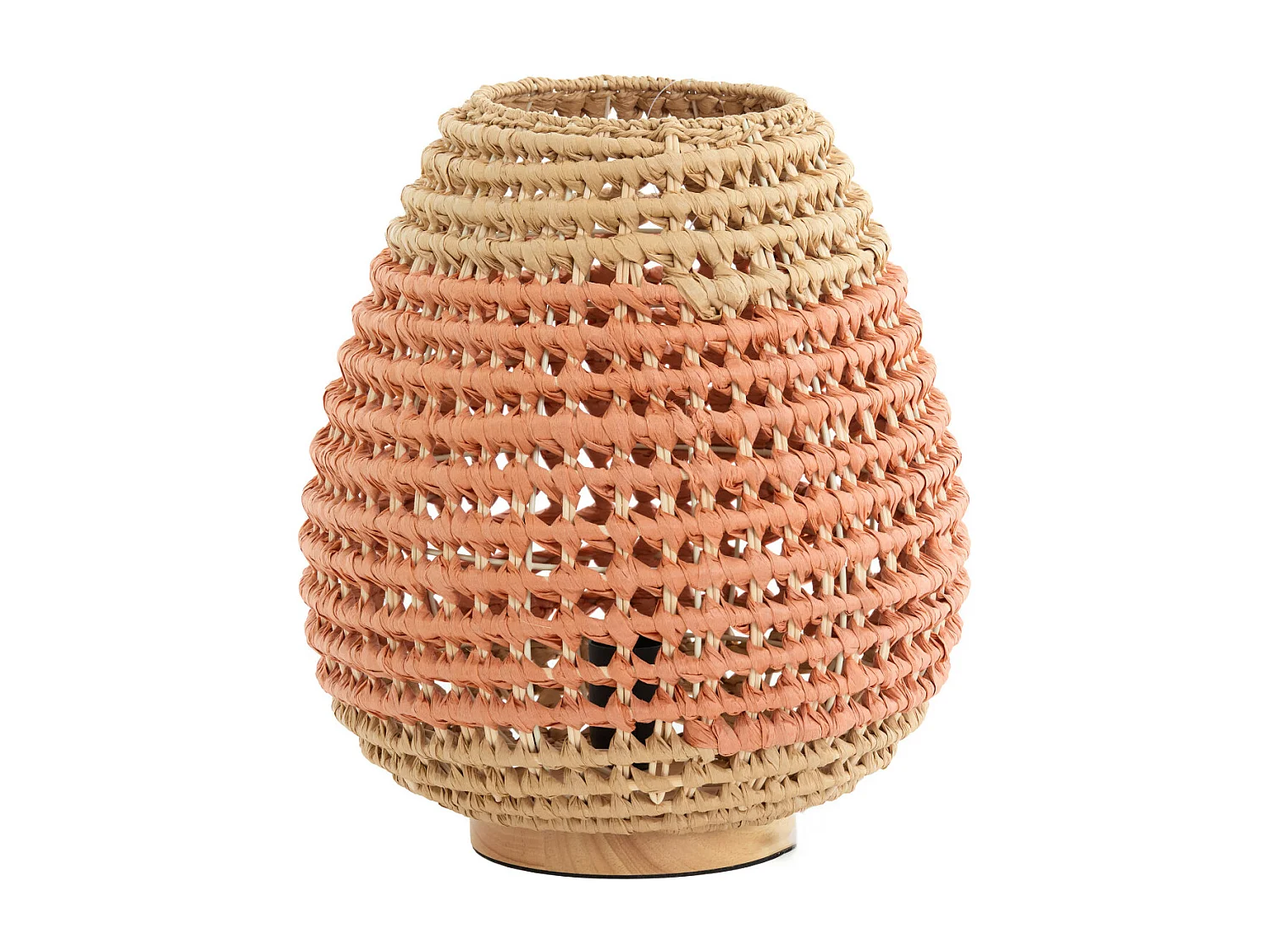 Lampe de table KALIPA - Ø32x34,5cm - Rouge