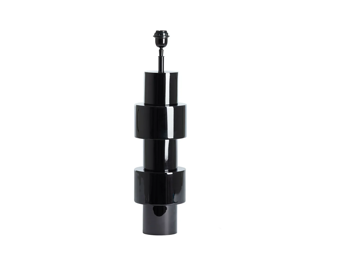 Pied de lampe NINO - Ø18x65cm - Noir