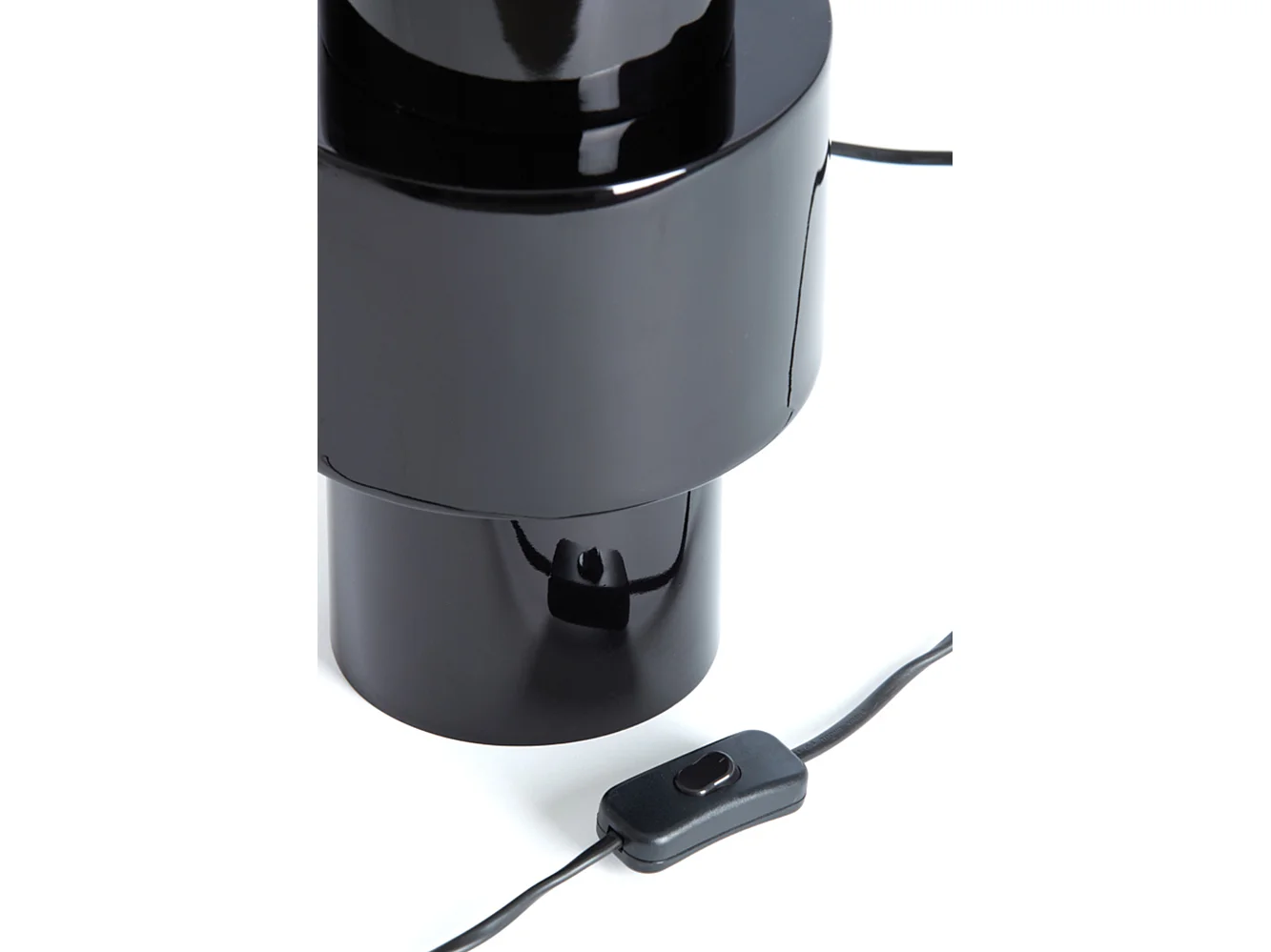 Lampvoet NINO - Ø18x65cm - Zwart