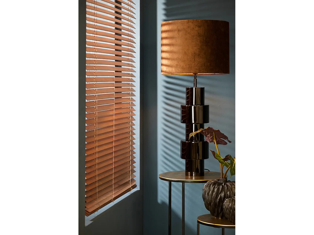 Lampvoet NINO - Ø18x65cm - Zwart