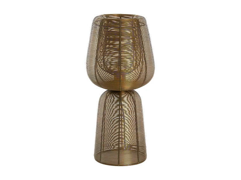 Tischlampe ABOSO - Ø24x54cm - Bronze