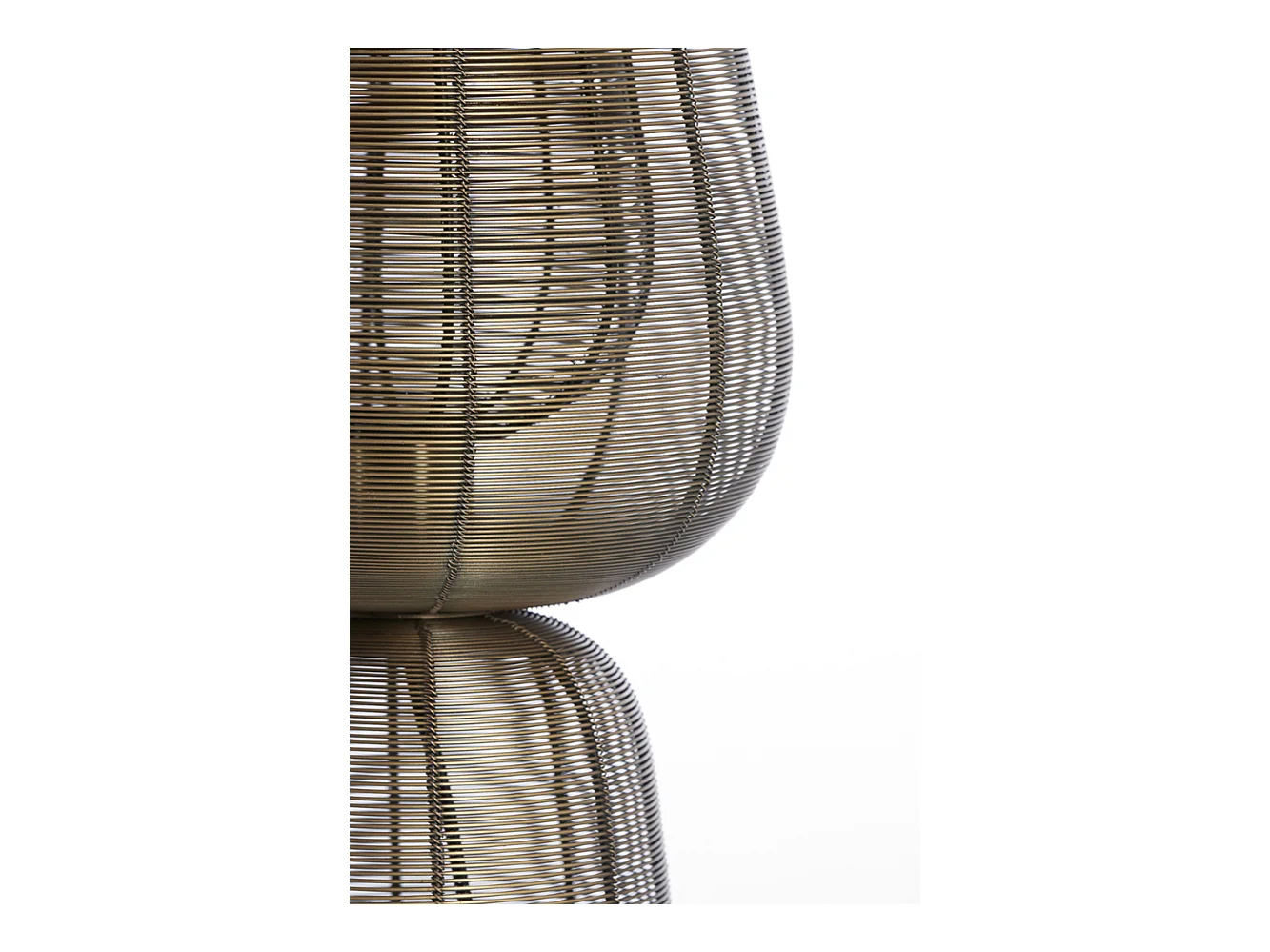 Lampe de table ABOSO - Ø24x54cm - Bronze