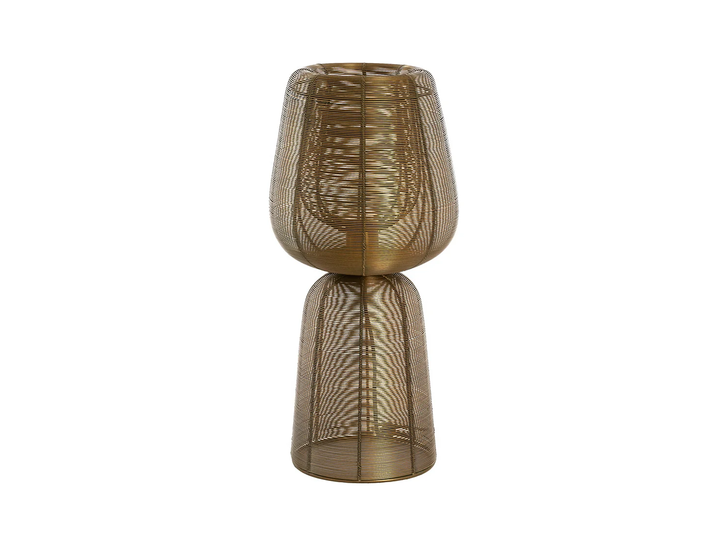 Lampe de table ABOSO - Ø24x54cm - Bronze