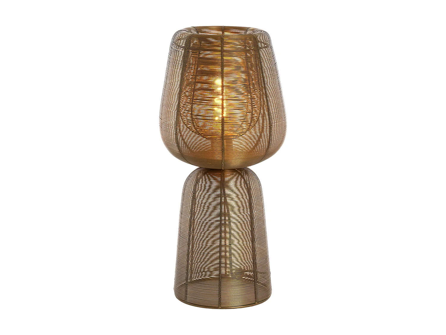 Lampe de table ABOSO - Ø24x54cm - Bronze