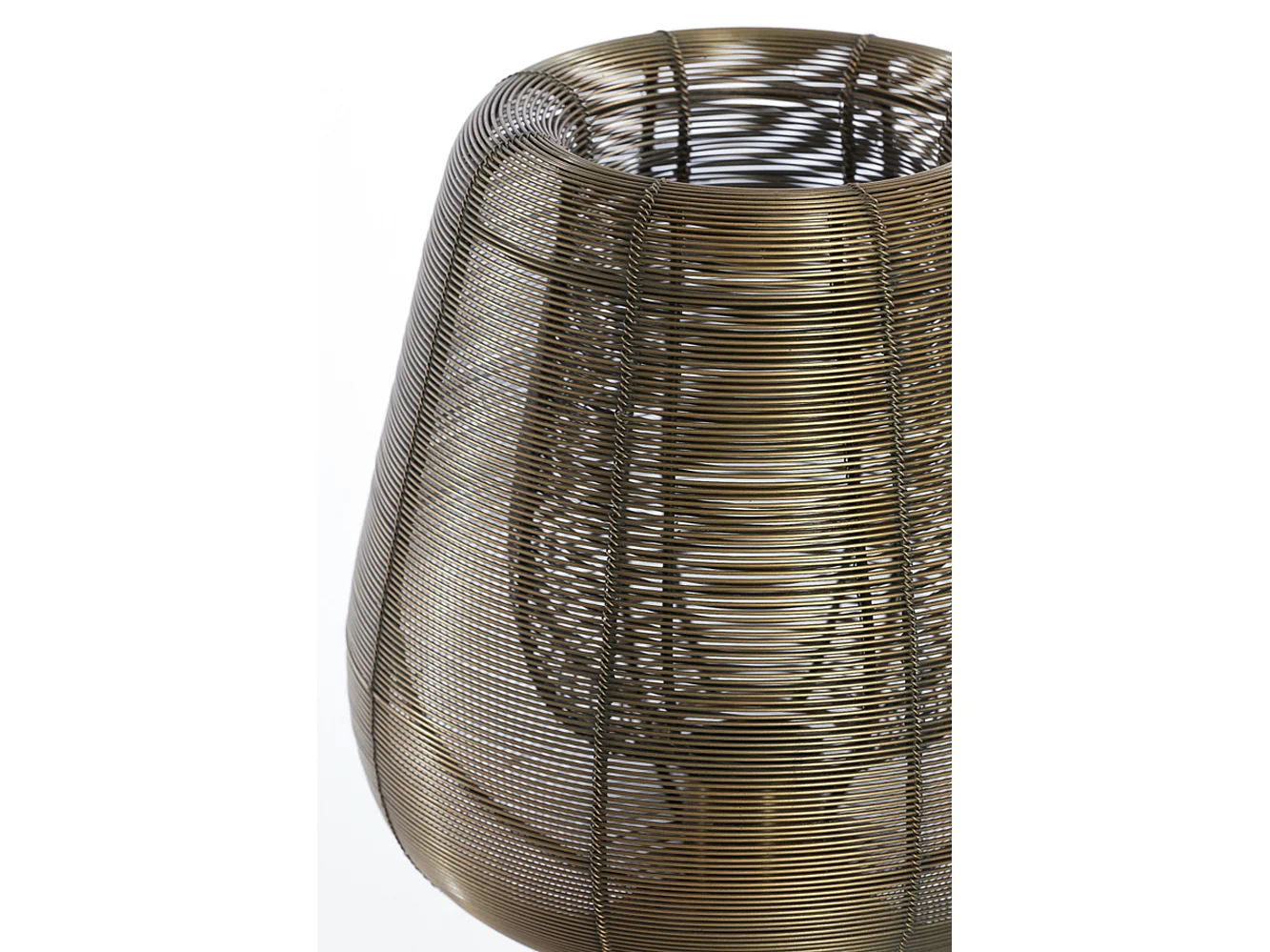 Lampe de table ABOSO - Ø24x54cm - Bronze