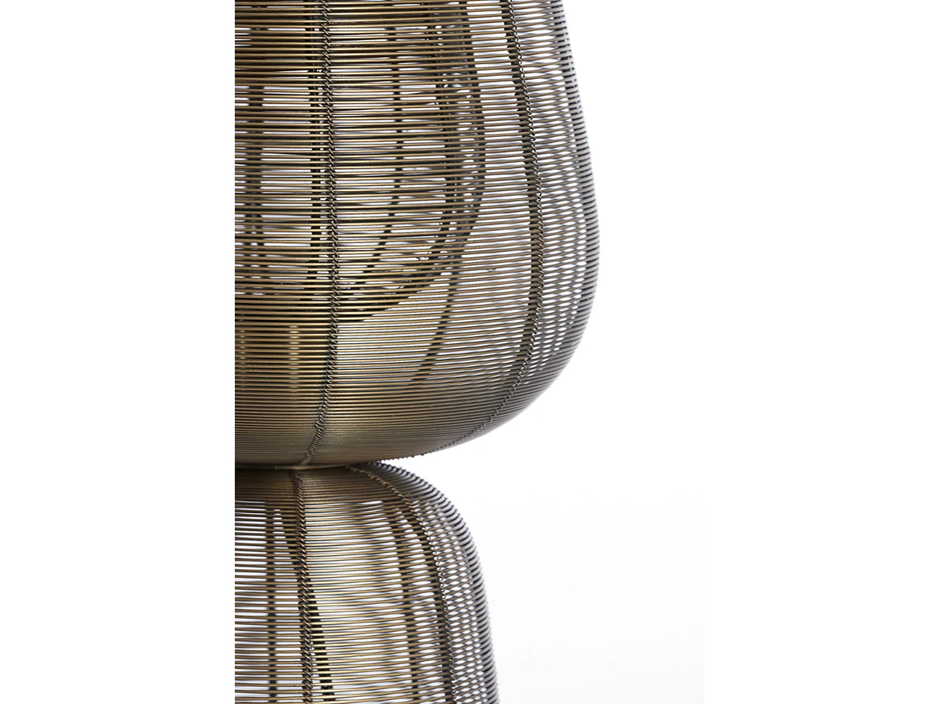 Lampe de table ABOSO - Ø24x54cm - Bronze