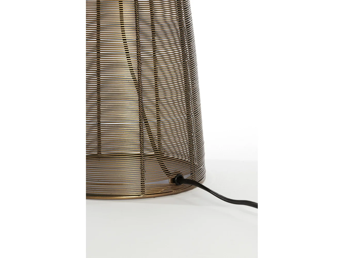 Lampe de table ABOSO - Ø24x54cm - Bronze