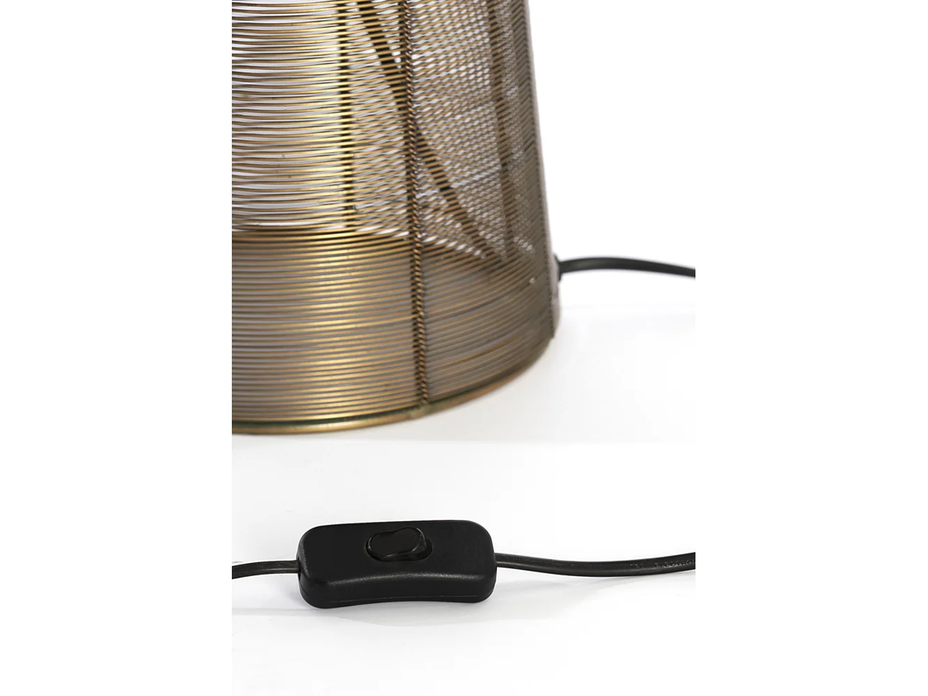 Lampe de table ABOSO - Ø24x54cm - Bronze