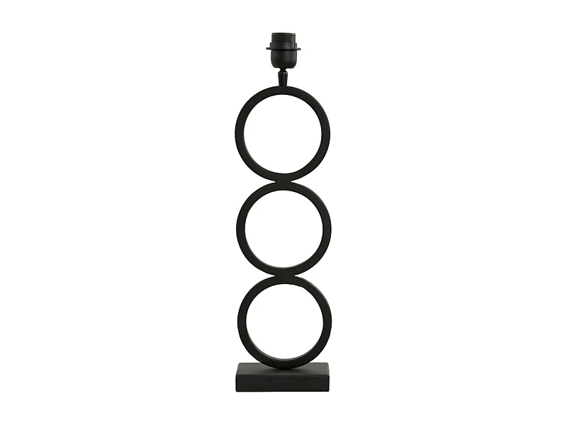 Lampenfuß STELIOS - 15x10x51cm - Schwarz