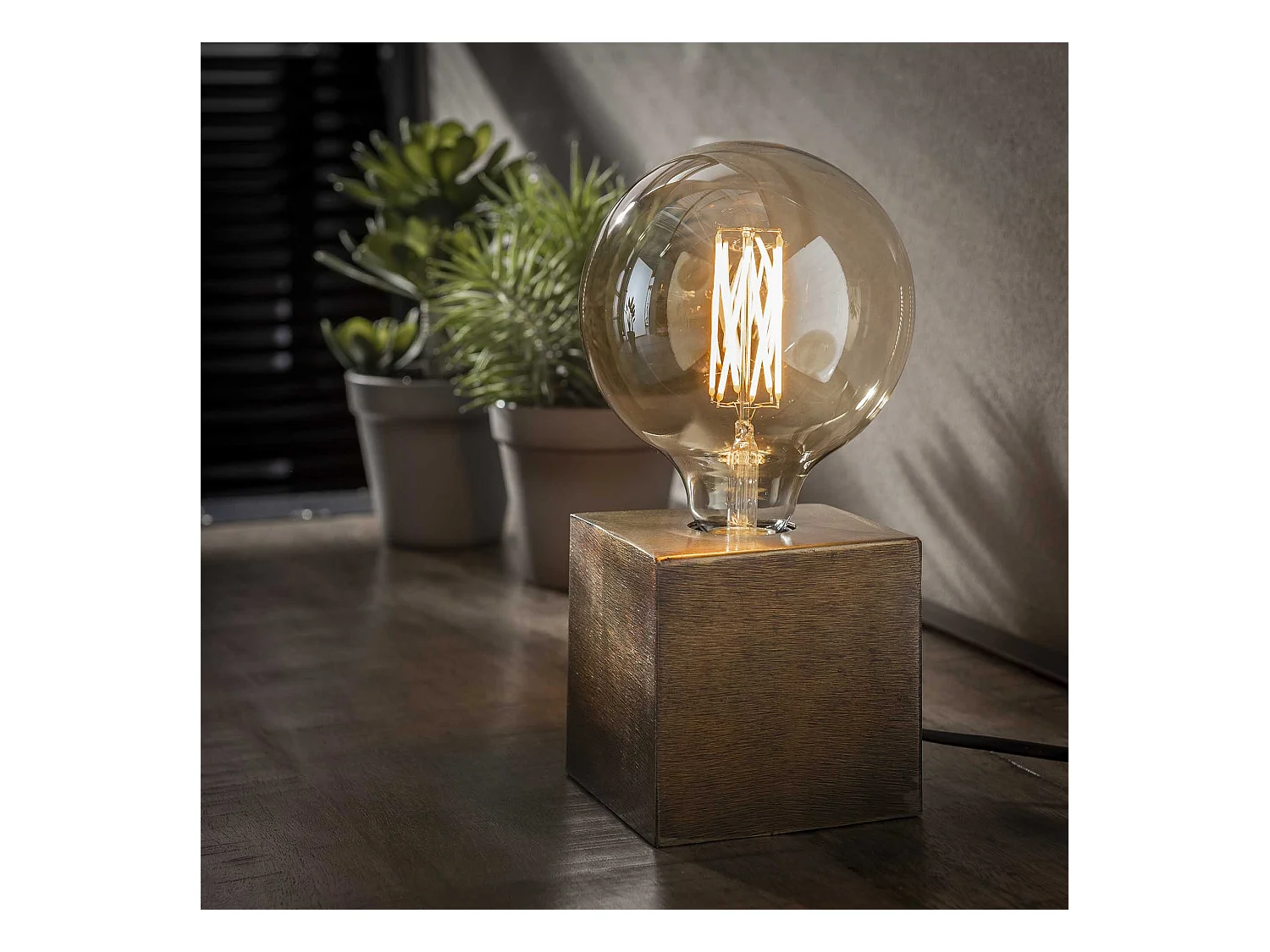 Lampe de table Block - Lampe industrielle