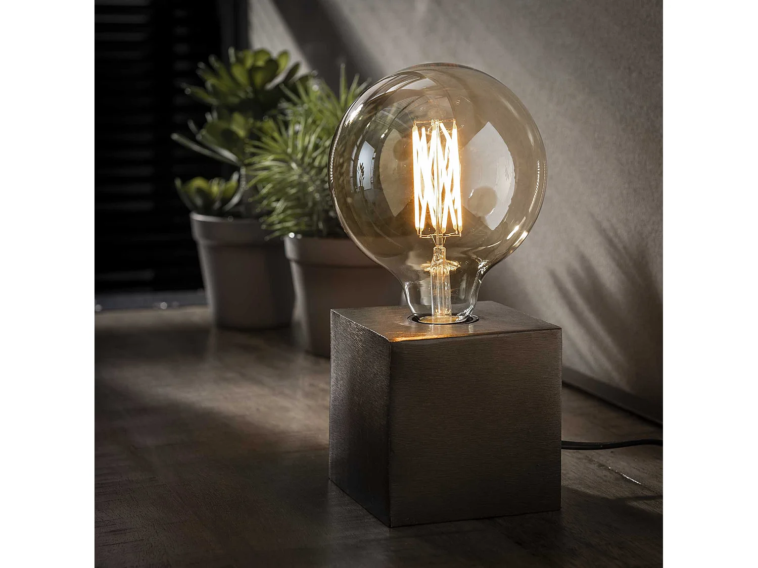 Lampe de table Block - Lampe industrielle