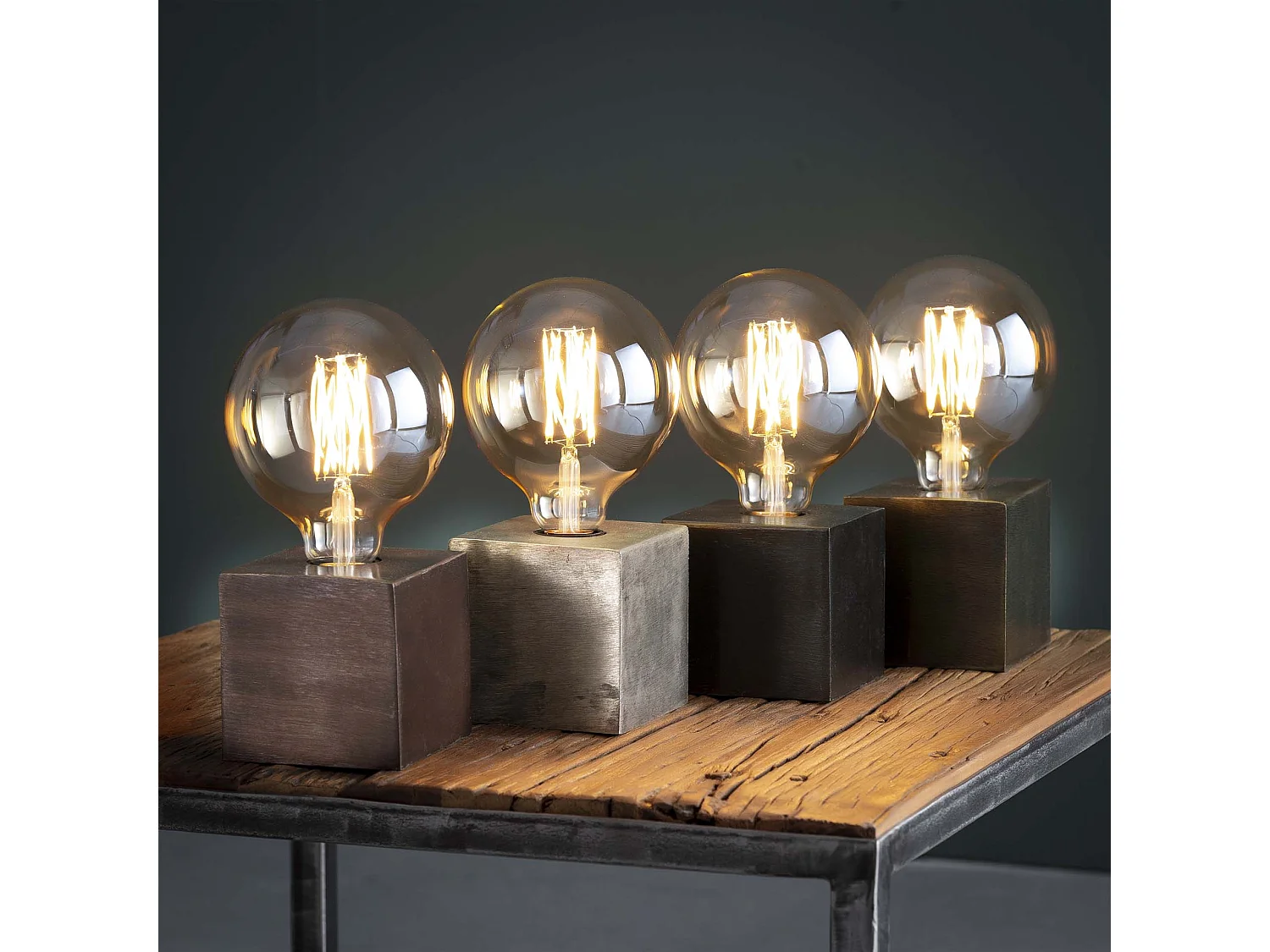 Lampe de table Block - Lampe industrielle