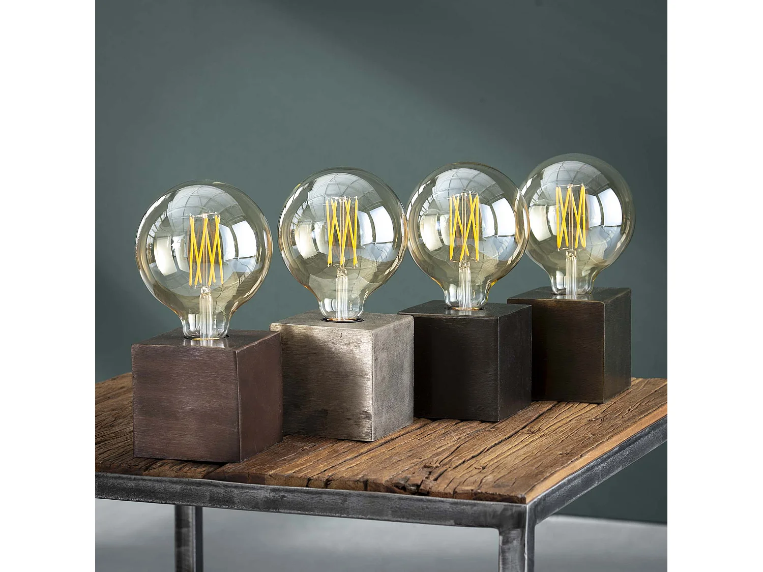 Lampe de table Block - Lampe industrielle