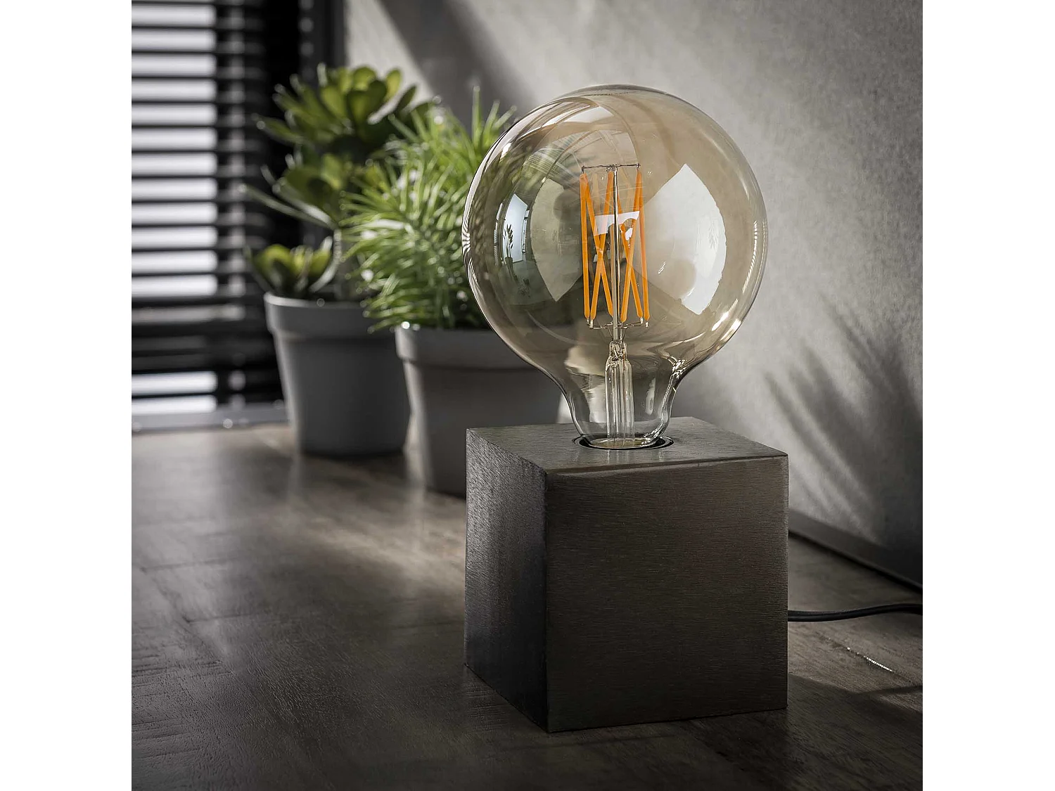 Lampe de table Block - Lampe industrielle