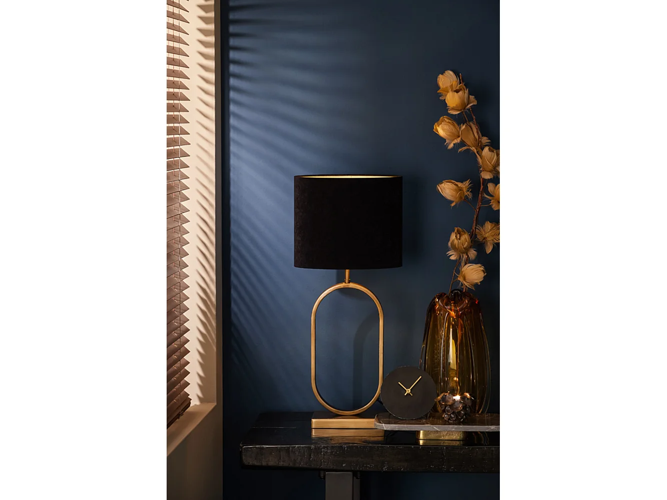 Pied de lampe JAMIRI - 20x10x45cm - Bronze