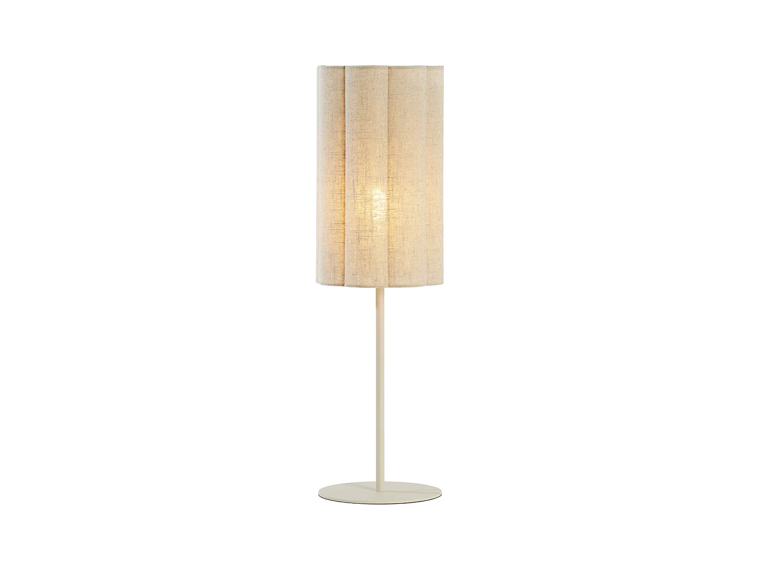 Lampe de table FRINGE - Ø20x70cm - Marron
