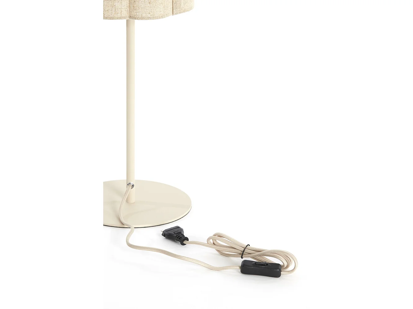 Lampe de table FRINGE - Ø20x70cm - Marron