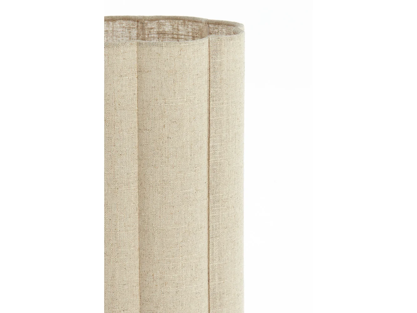 Lampe de table FRINGE - Ø20x70cm - Marron