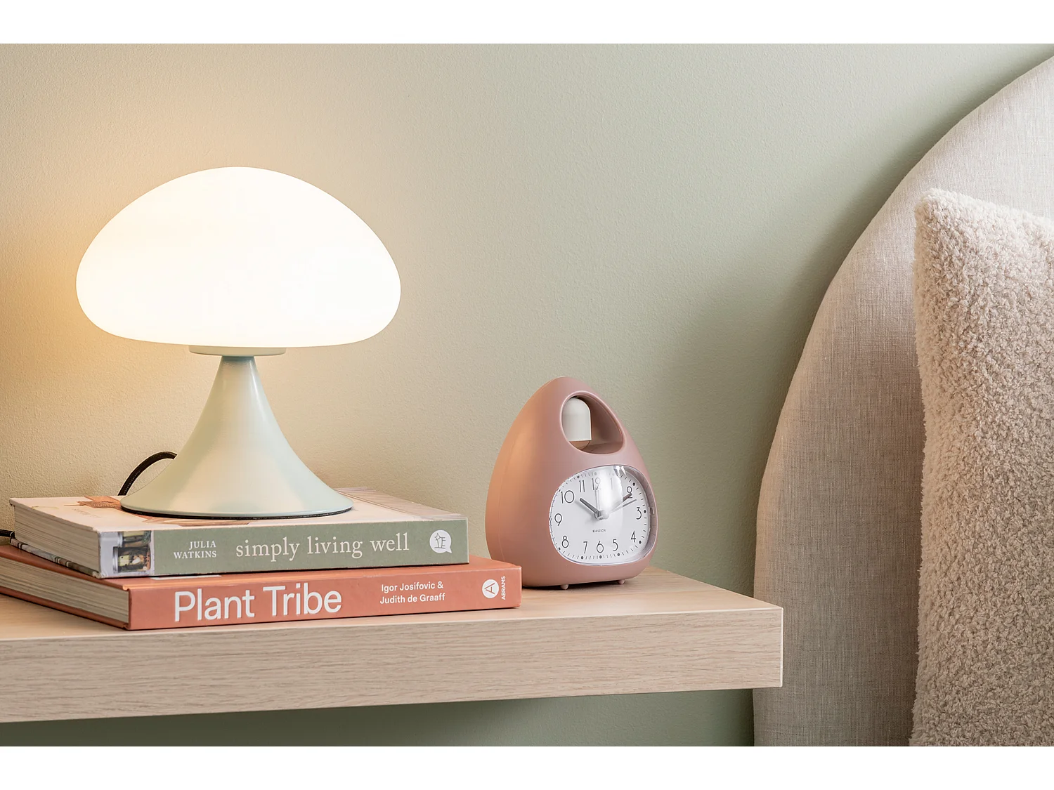 Lampe de table Hongo - Bleu brumeux