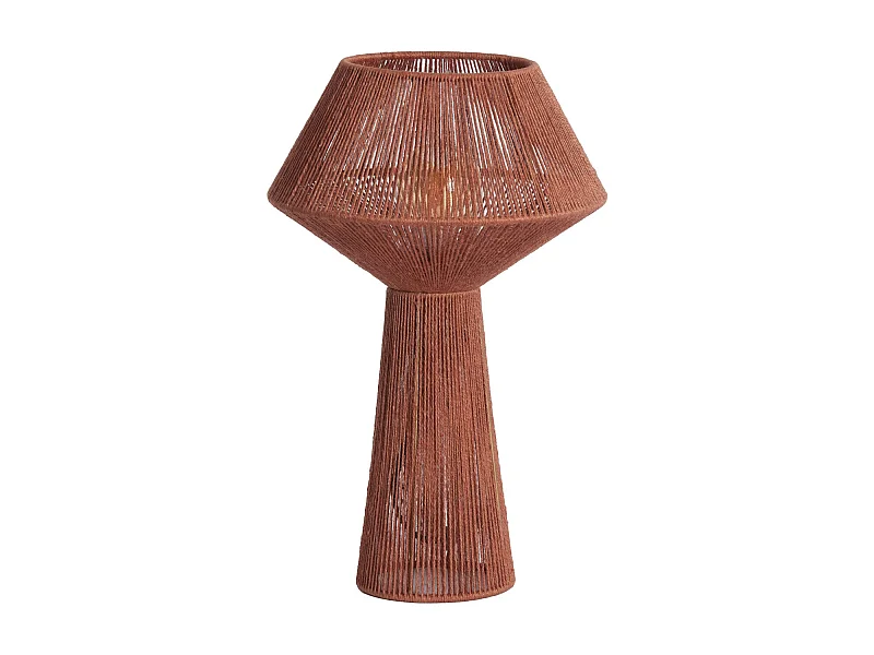 Lampe de table FUGIA - Ø30x47cm - Rouge