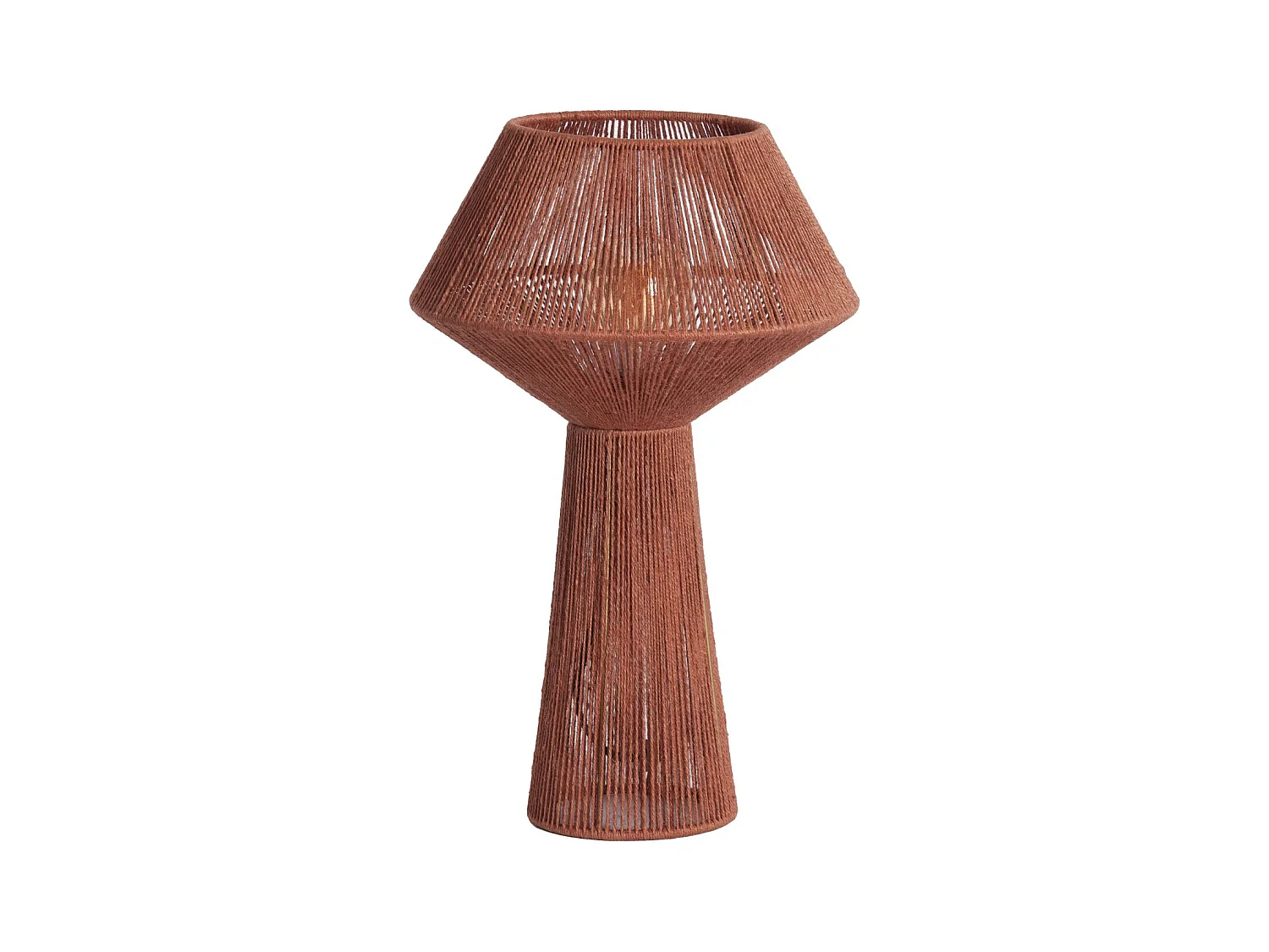Lampe de table FUGIA - Ø30x47cm - Rouge