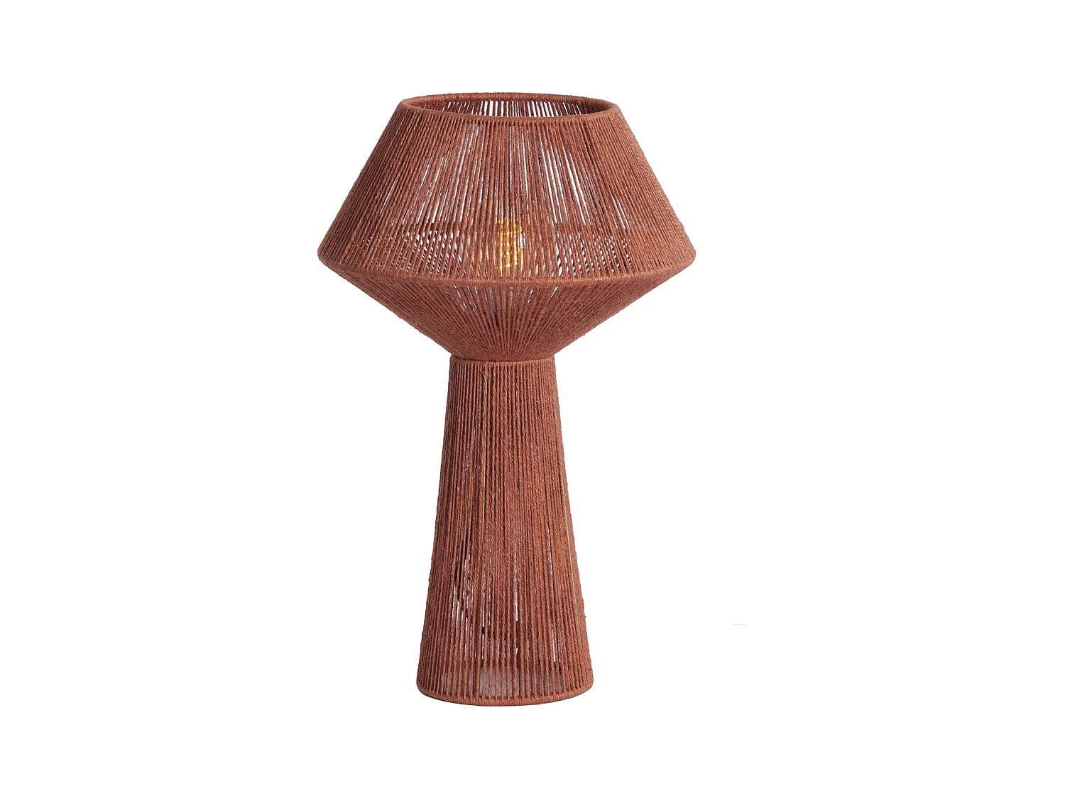 Tischlampe FUGIA - Ø30x47cm - Rot