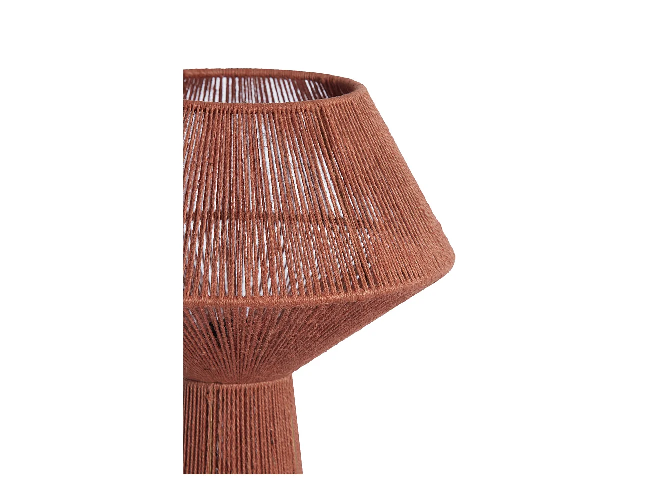 Tischlampe FUGIA - Ø30x47cm - Rot