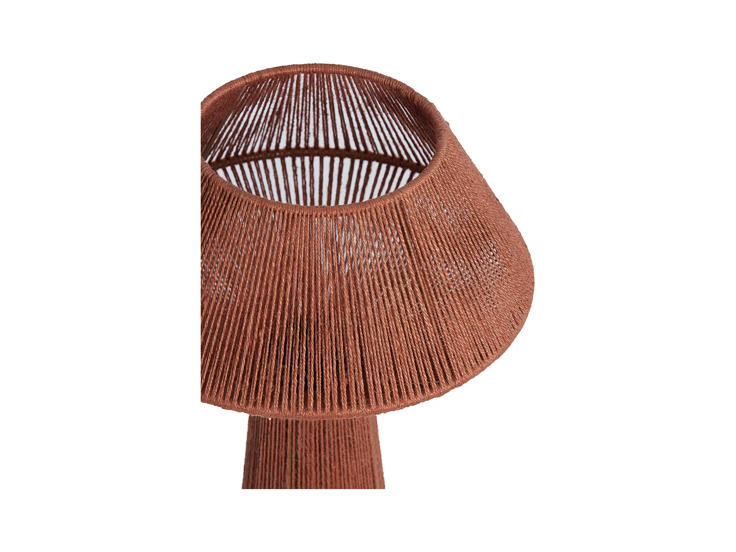 Tischlampe FUGIA - Ø30x47cm - Rot