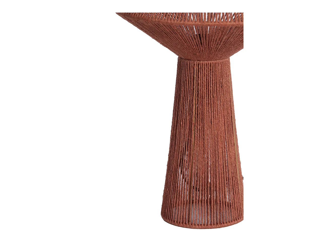 Tischlampe FUGIA - Ø30x47cm - Rot