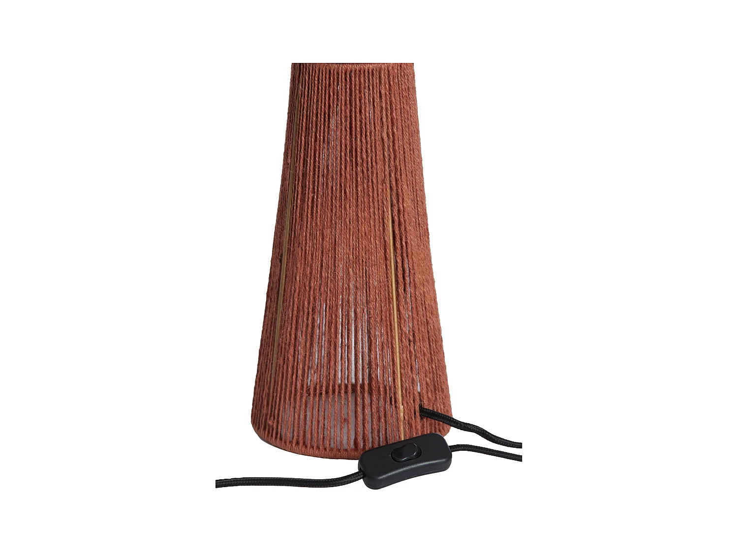 Tischlampe FUGIA - Ø30x47cm - Rot