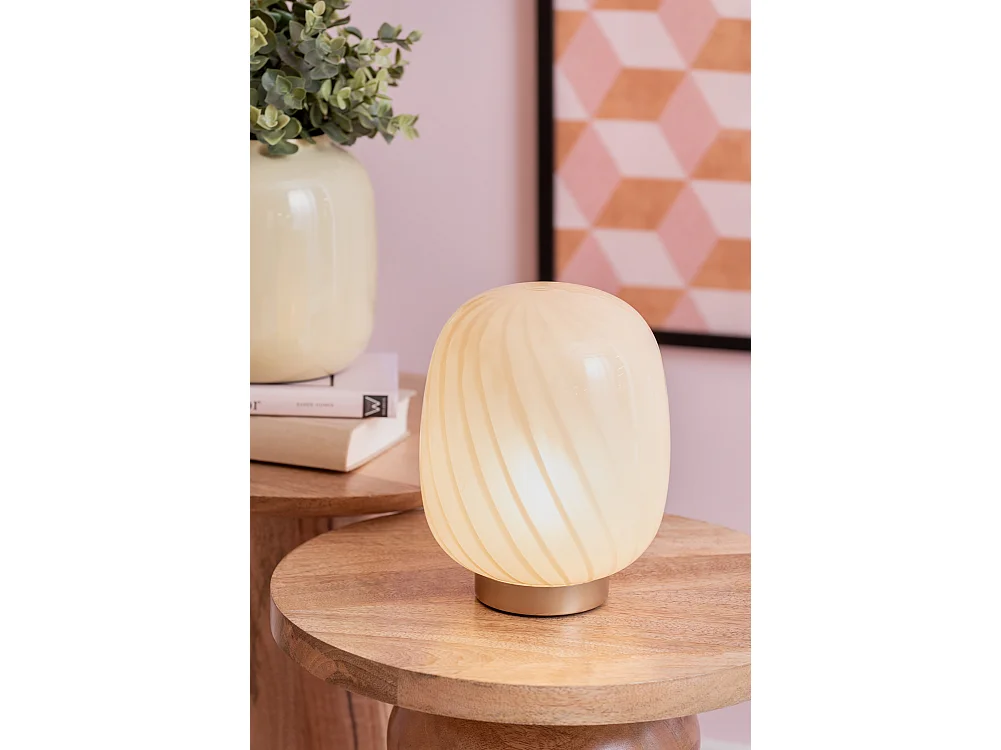 Lampe de table Summer Globe - Jaune doux