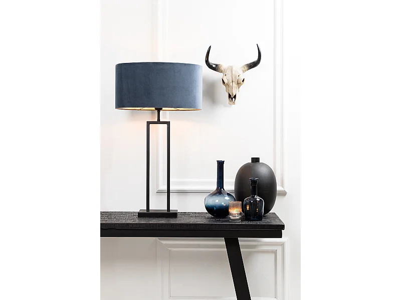 Pied de lampe SHIVA - 20x10x55 - Noir