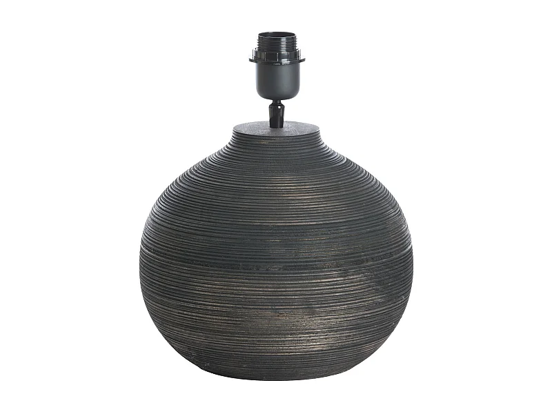 Pied de lampe KHOMAI - Ø26x31,5cm - Marron