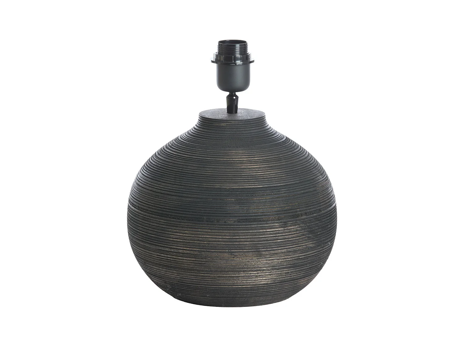 Pied de lampe KHOMAI - Ø26x31,5cm - Marron