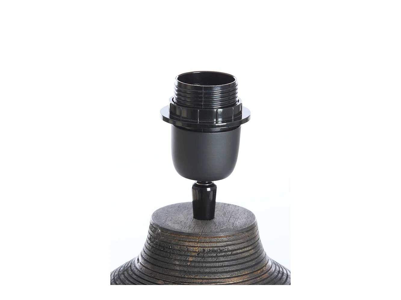 Pied de lampe KHOMAI - Ø26x31,5cm - Marron