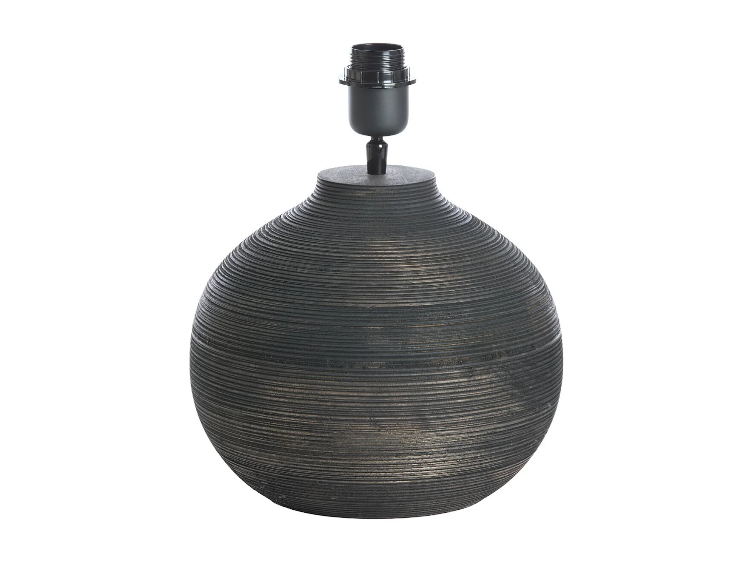 Pied de lampe KHOMAI - Ø26x31,5cm - Marron