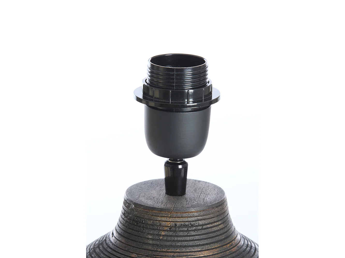 Pied de lampe KHOMAI - Ø26x31,5cm - Marron