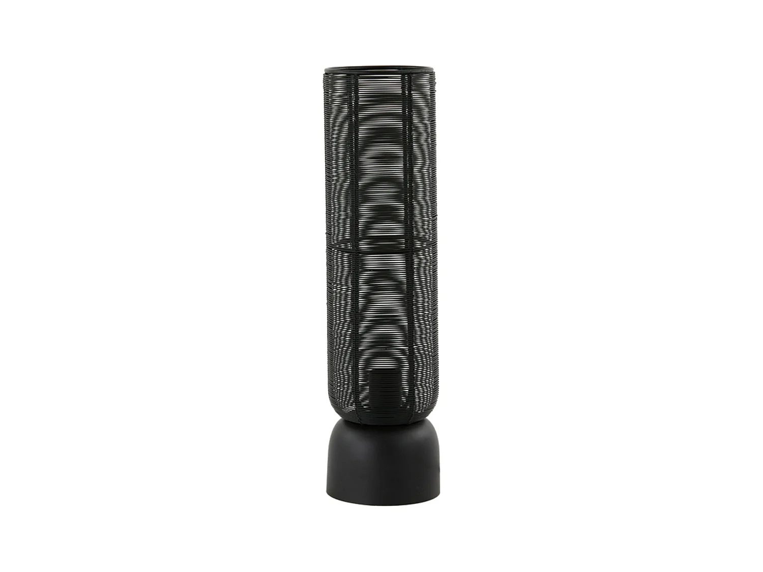 Lampe de table LEZUZA - 13,5x13,5x49,5cm - Noir