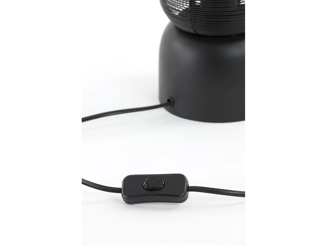 Lampe de table LEZUZA - 13,5x13,5x49,5cm - Noir