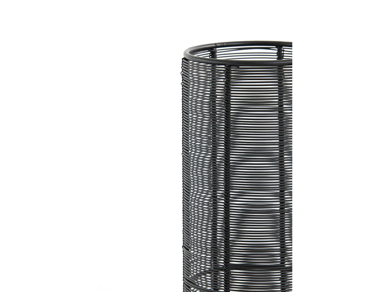 Lampe de table LEZUZA - 13,5x13,5x49,5cm - Noir