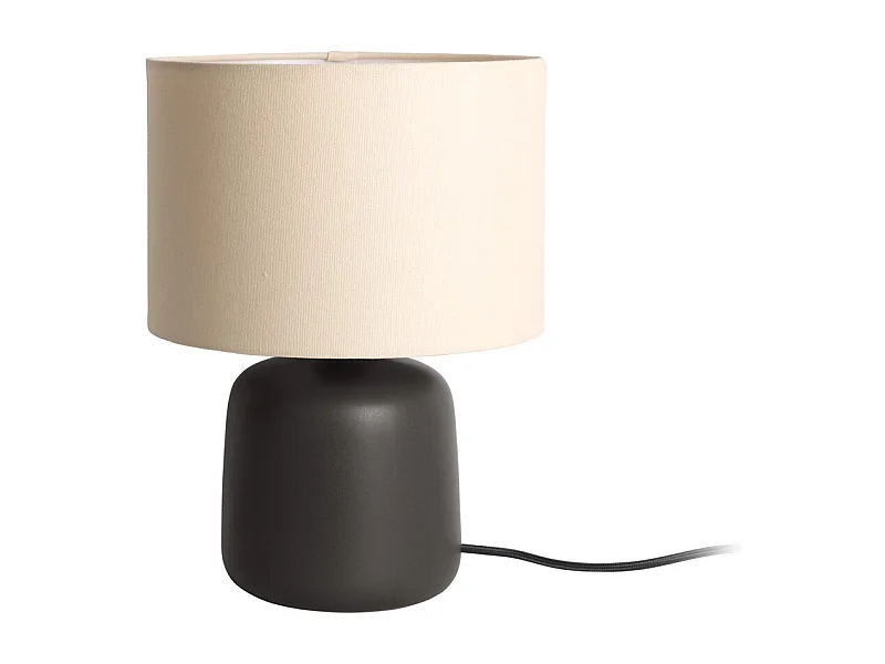 Tischlampe Alma Straight - Schwarz