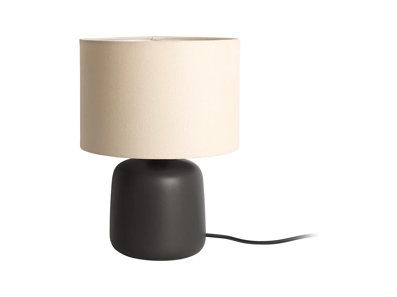 Tischlampe Alma Straight - Schwarz