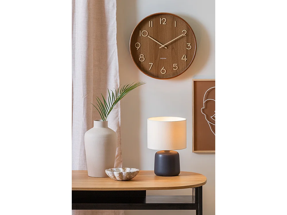 Tischlampe Alma Straight - Schwarz