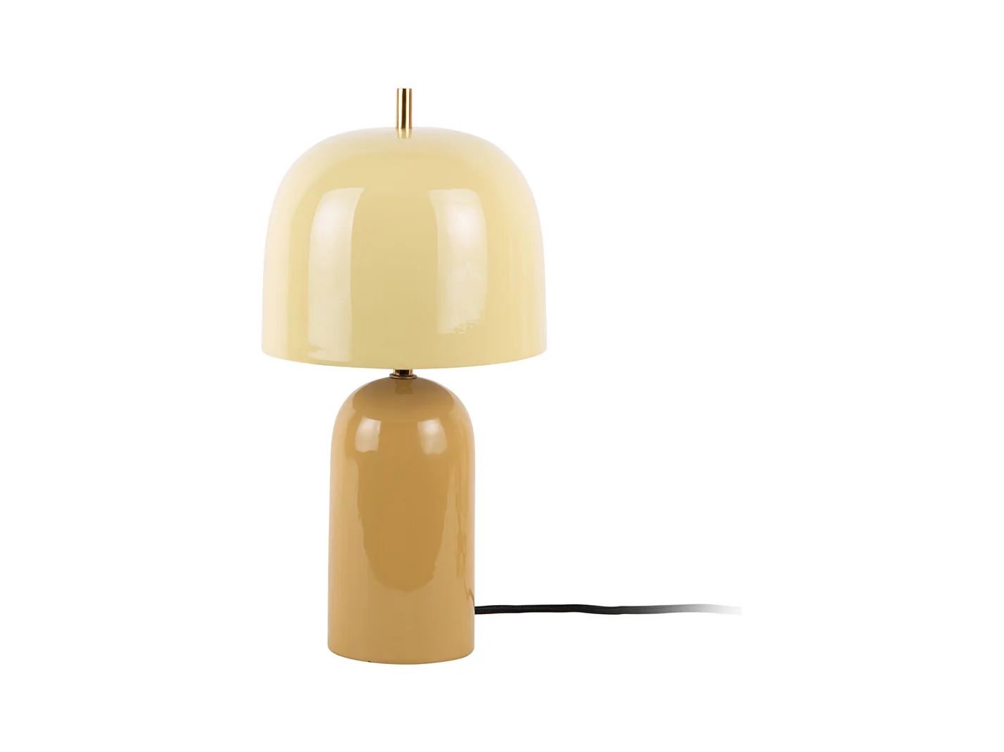 Lampe de table Rico - Jaune miel et jaune doux