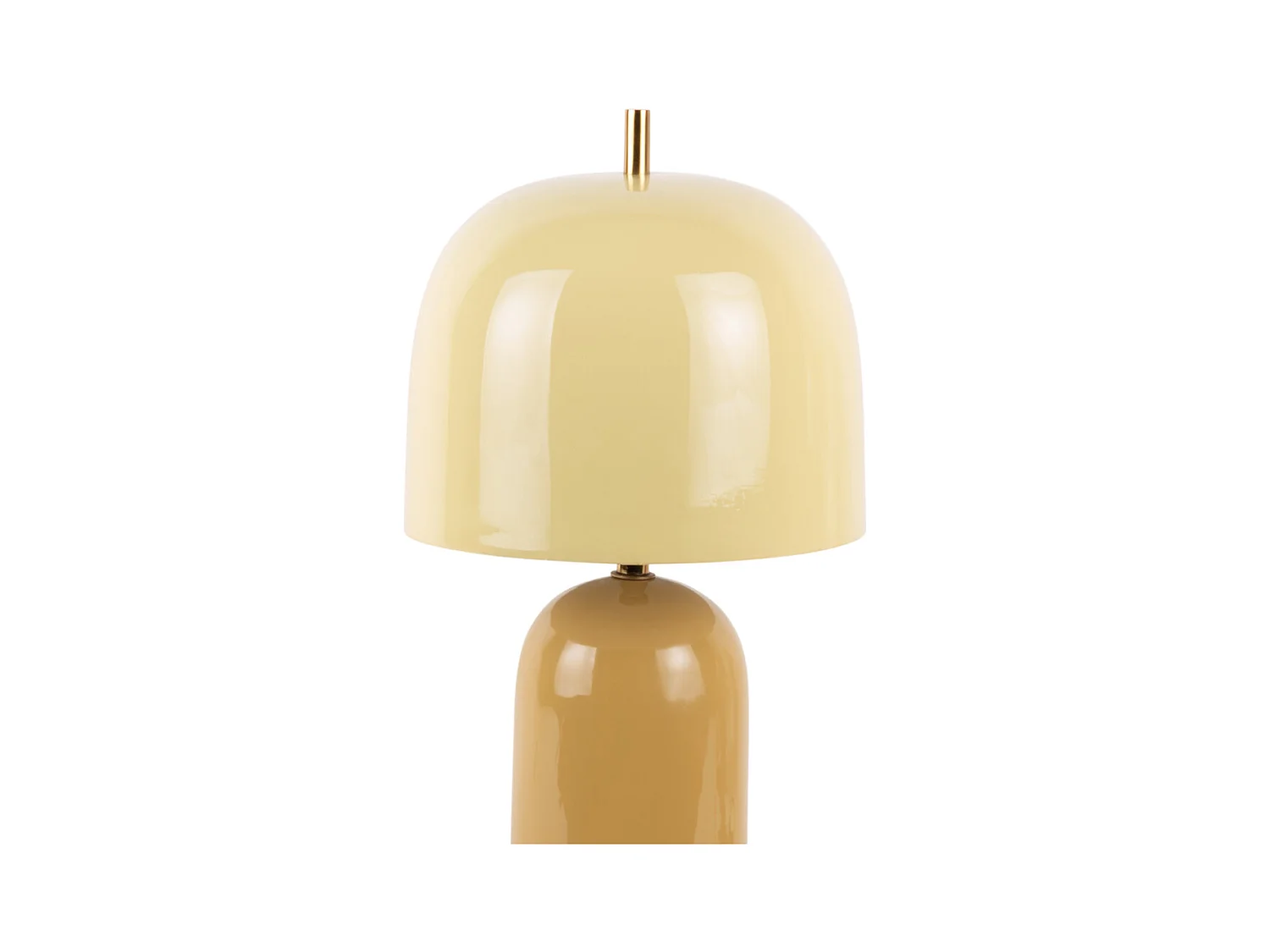 Lampe de table Rico - Jaune miel et jaune doux