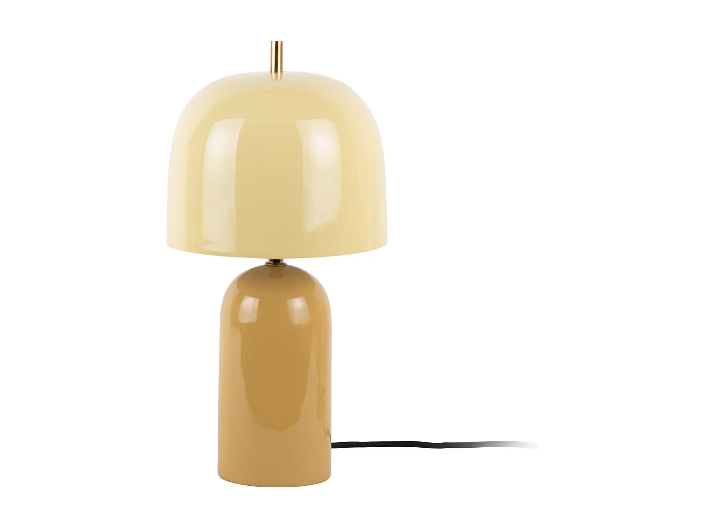 Lampe de table Rico - Jaune miel et jaune doux