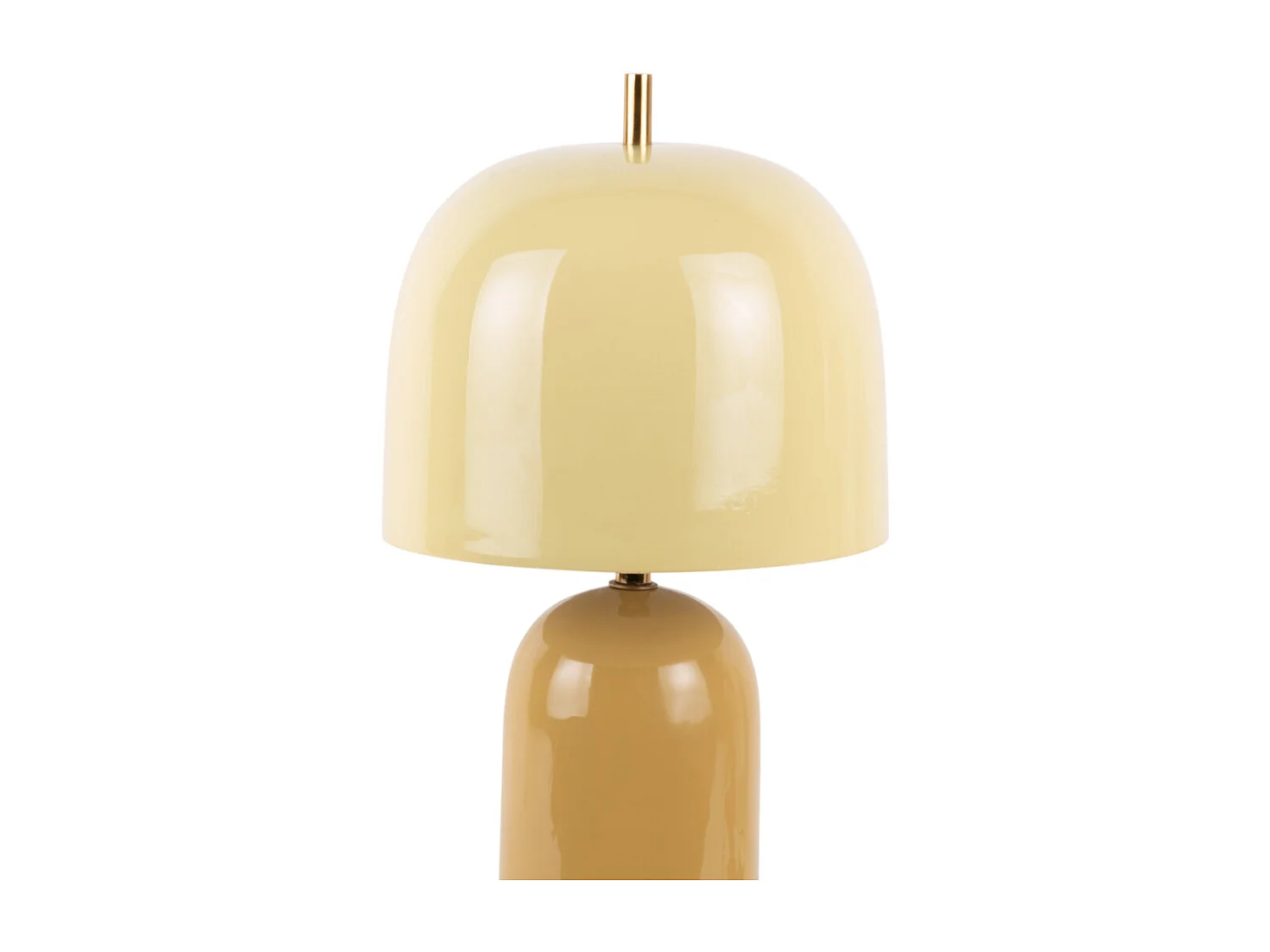 Lampe de table Rico - Jaune miel et jaune doux