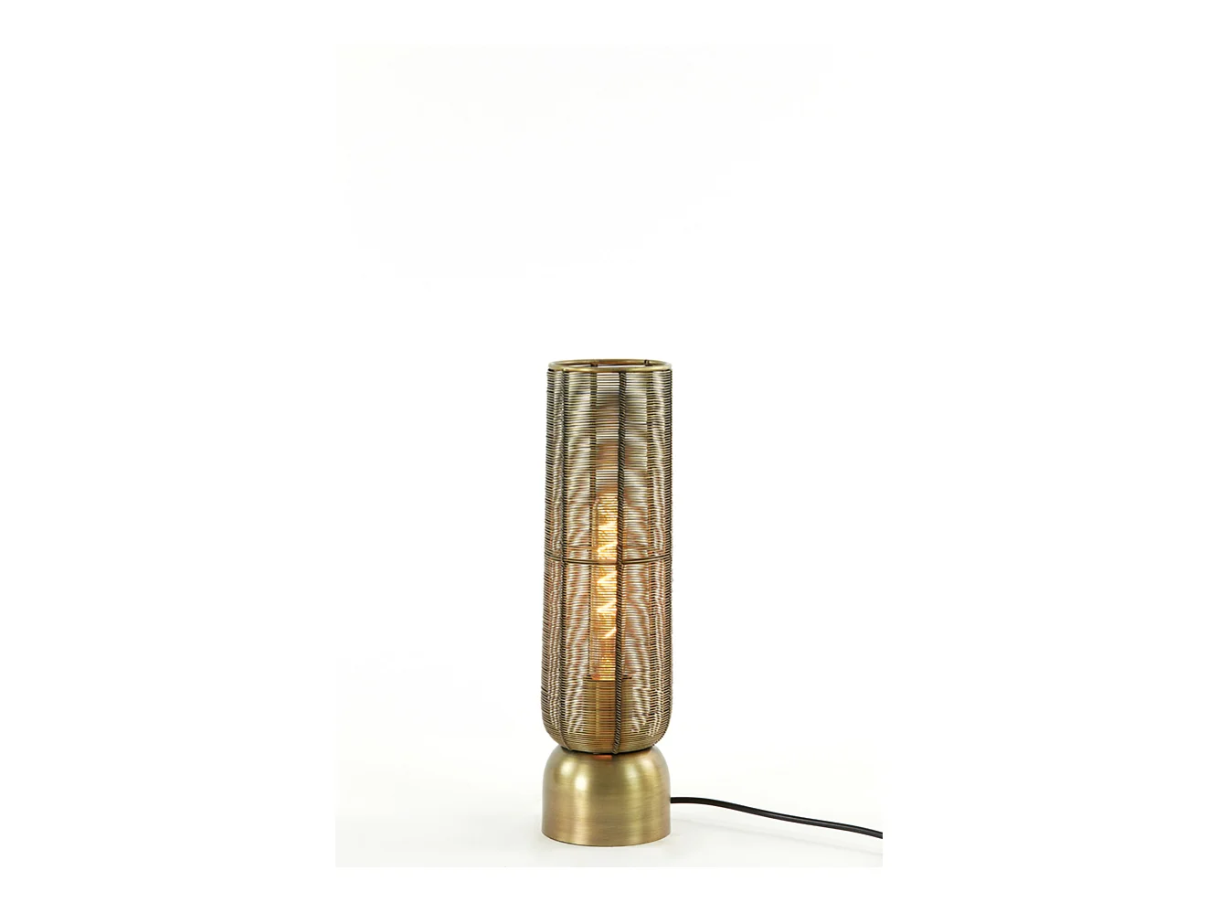 Lampe de table LEZUZA - Ø11x39,5cm - Bronze