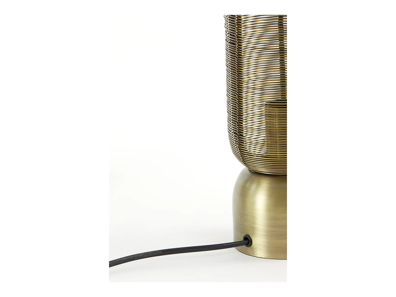 Lampe de table LEZUZA - Ø11x39,5cm - Bronze